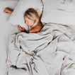 Simple Linen Pillowcases, Set of 2 - Light Grey