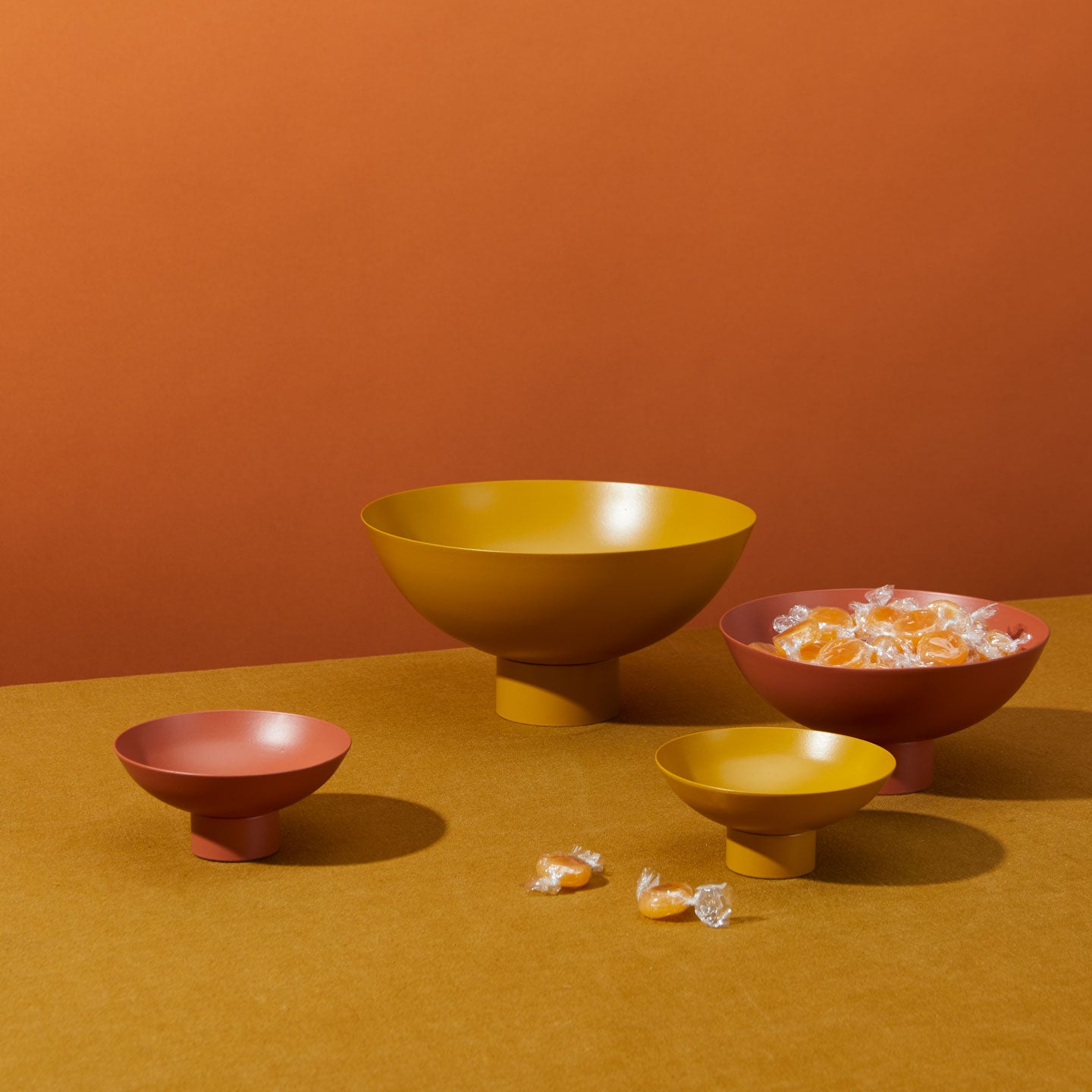 Essential Footed Bowl - Mustard