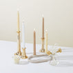 Hand Dipped Taper Set - White