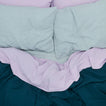 Simple Linen Duvet - Peacock