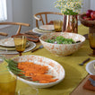 Splatter Serving Bowl - White/Ivory