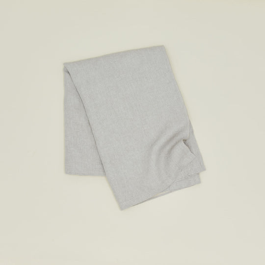 Washed Linen Waffle Throw Blanket - Natural