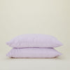 Simple Linen Pillowcases, Set of 2 - Lilac