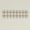 Simple Plaid Runner - Ivory/Flax