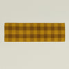 Simple Plaid Runner - Mustard/Bronze