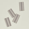 Essential Striped Dinner Napkin, Set of 4 - Light Grey/Dark Grey