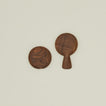 Hand Carved Walnut Spoon Rest + Handle
