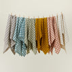 Essential Yarn Dyed Dish Towel, Set of 2 - Mustard/Bronze