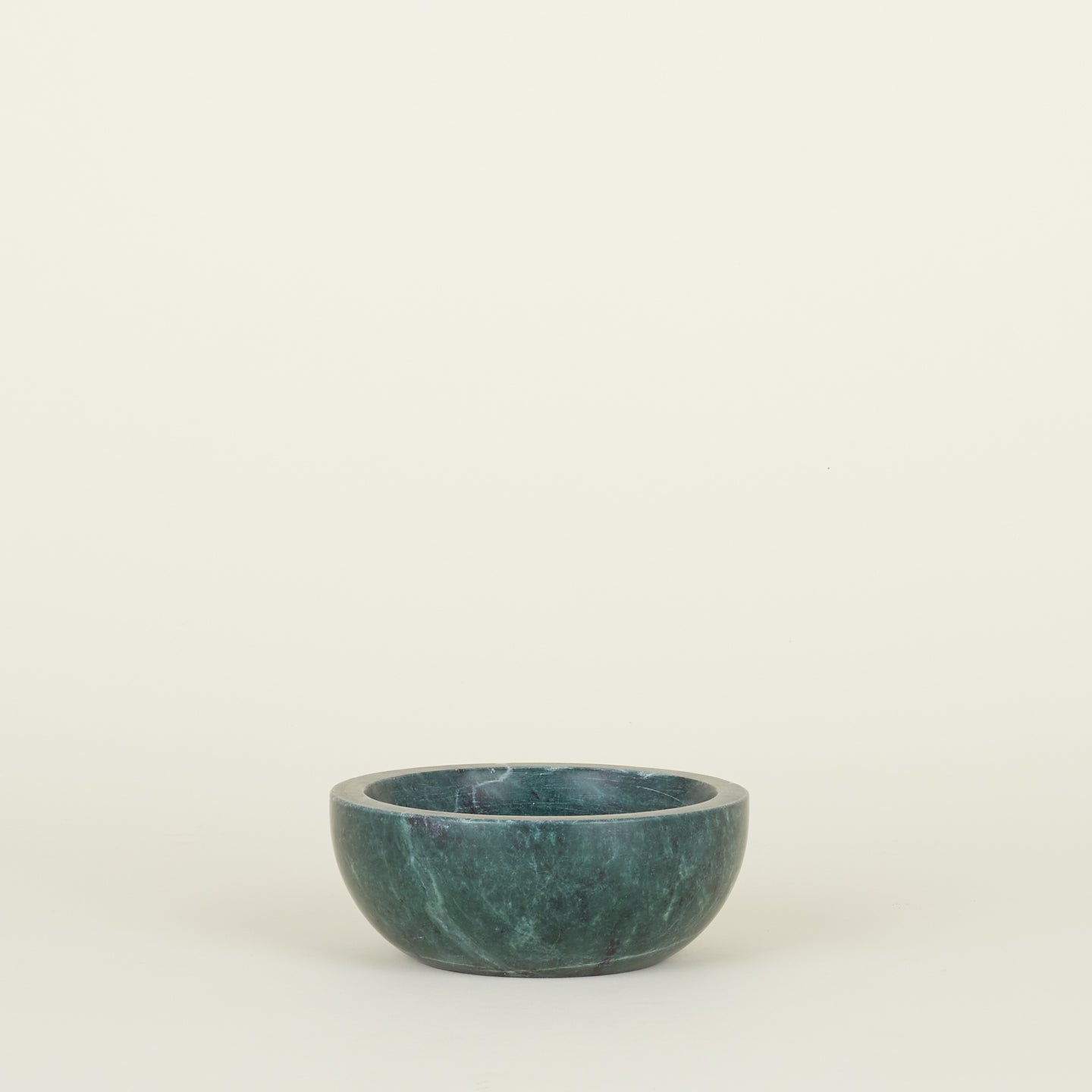 Medium Simple Marble Bowl in Green.