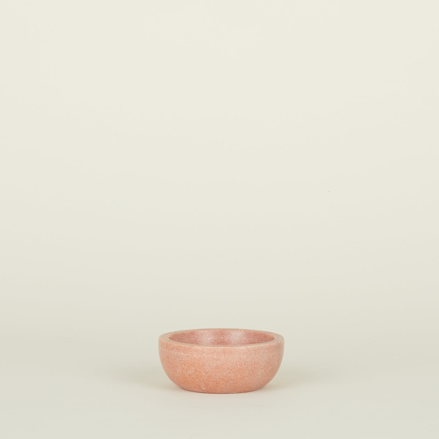 Small Simple Marble Bowl in Pink.