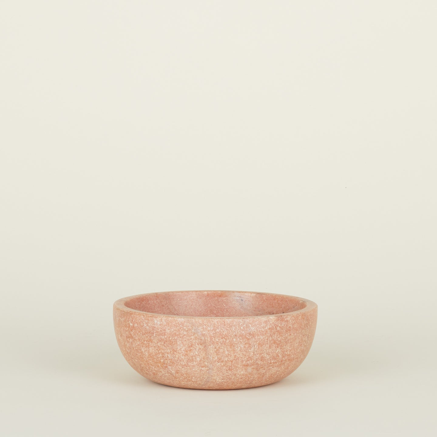 Large Simple Marble Bowl in Pink.