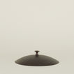 Spun iron wok lid