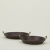 Spun Iron Two Handled Saute Pan