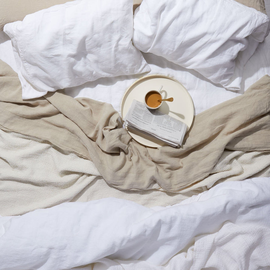 Simple Linen Flat Sheet - Flax