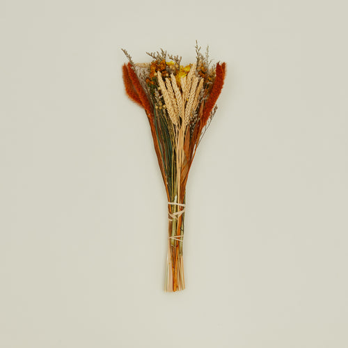 Andaluca golden aisle dried floral bouquet.