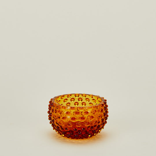 Hobnail Tapas Bowl - Amber
