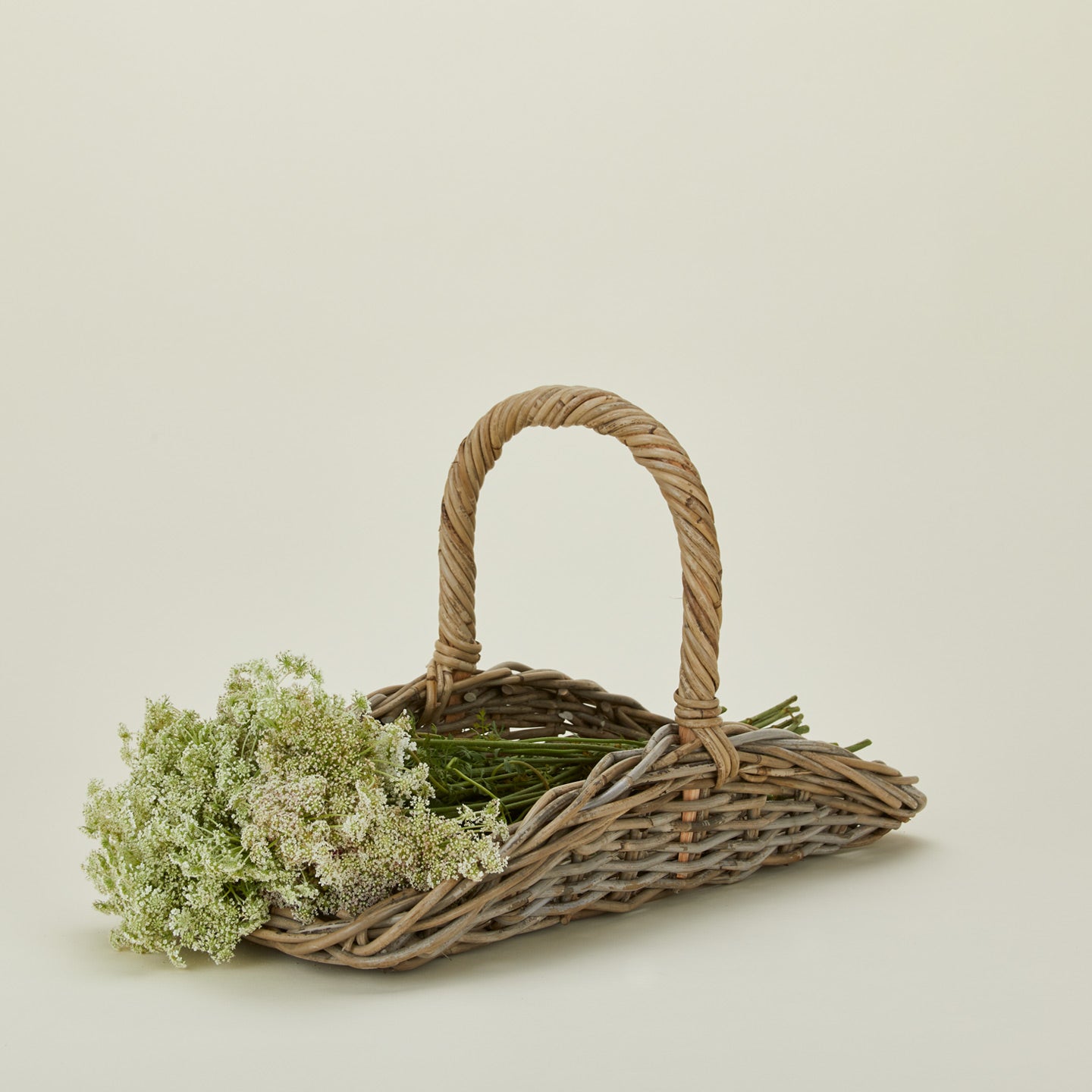 Rattan Garden Trug Basket