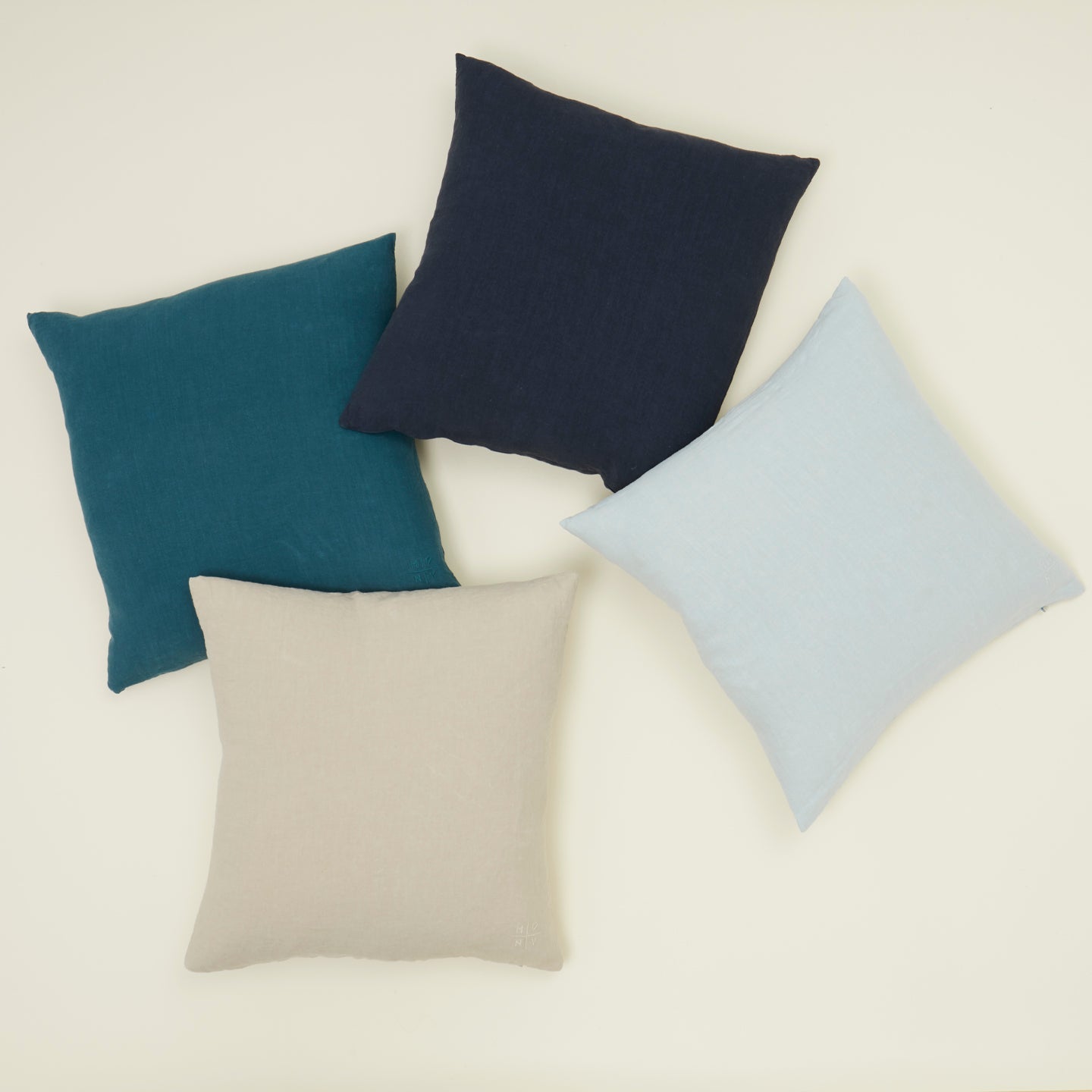 Simple Linen Euro Sham - Dark Grey