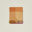 Wool plaid throw warm