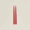 Hand Dipped Taper Set - Red
