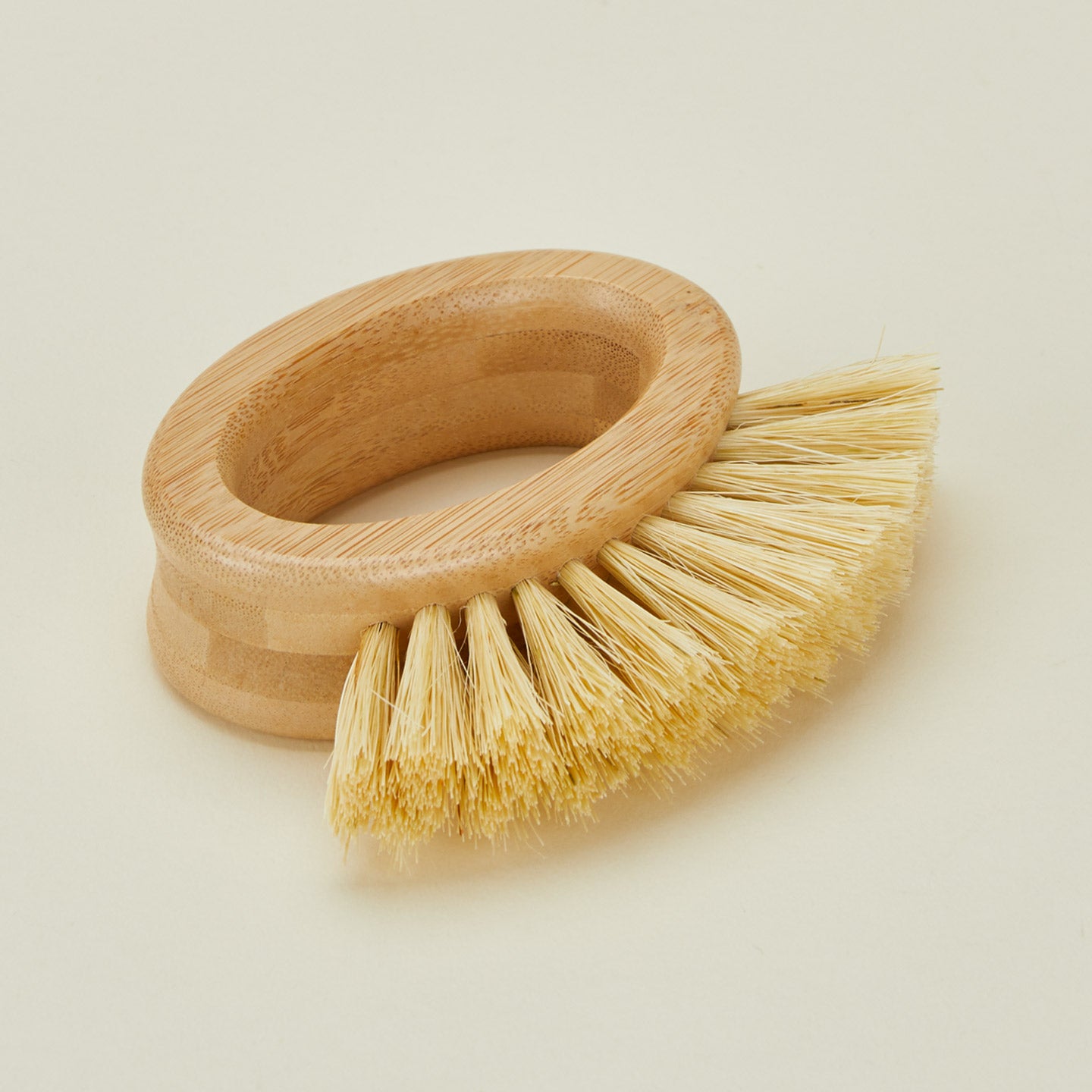Close up view of Ecofreax oval ring cleaning brush