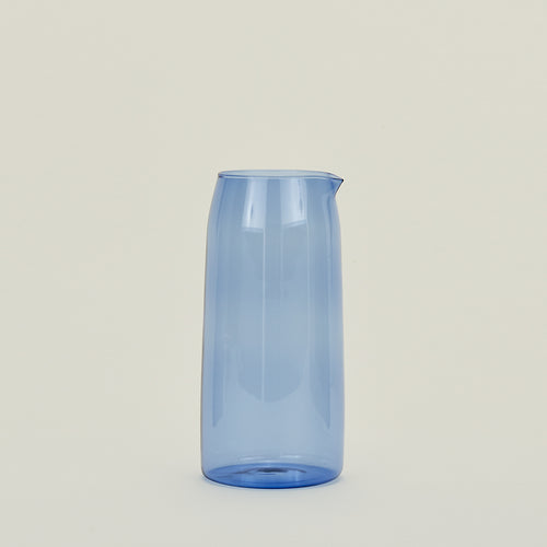 Essential Glassware Pitcher in Blue.