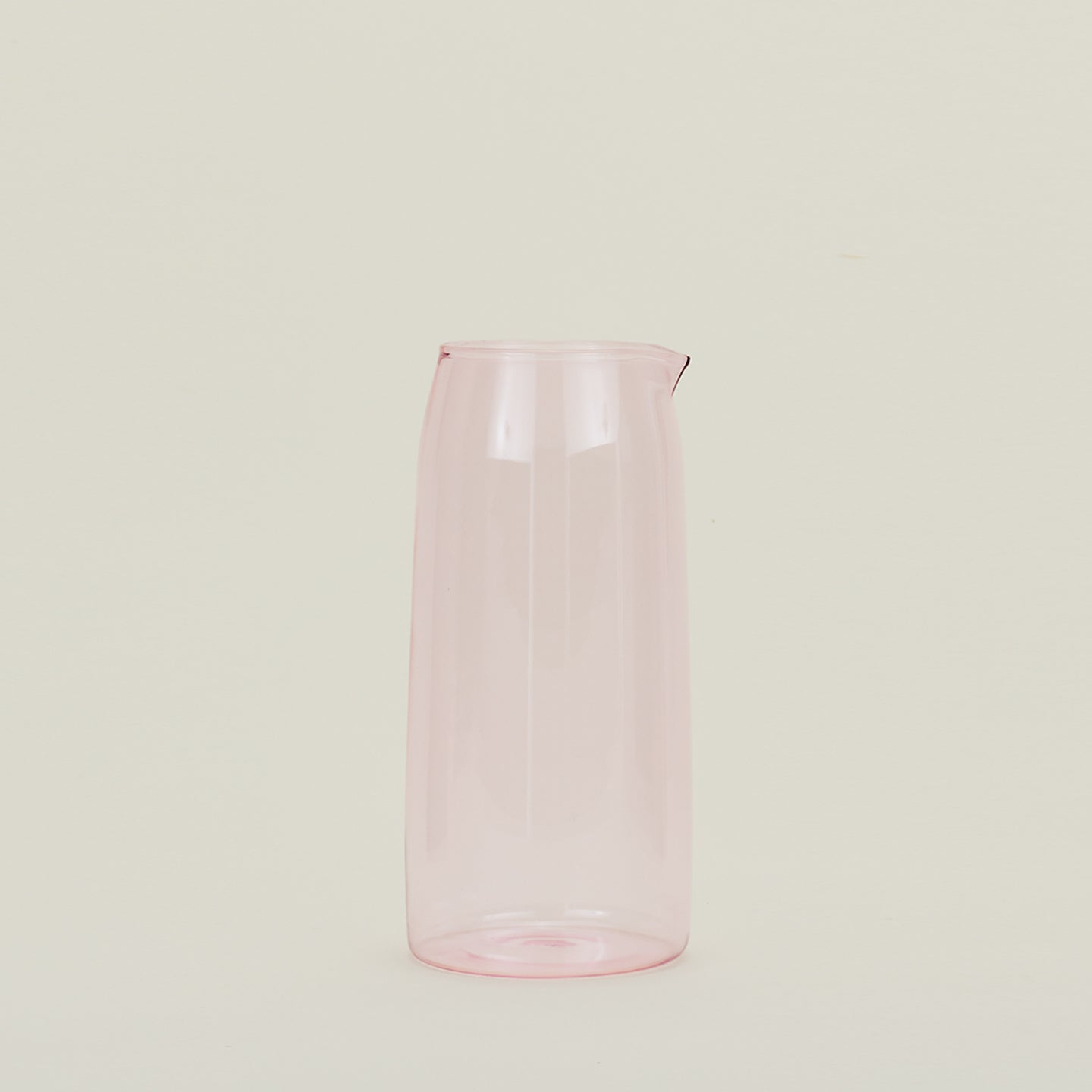 Essential Glassware Pitcher in Blush.