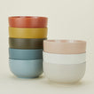 Essential serving bowls in various colors