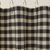 Essential Gingham Shower Curtain - Light Grey/Black