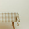 Essential Gingham Tablecloth - Ivory/Flax