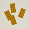 Essential Gingham Dinner Napkin, Set of 4 - Mustard/Bronze
