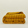 Essential Gingham Duvet - Mustard/Bronze