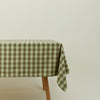 Essential Gingham Tablecloth - Sage/Olive