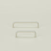 Small and large drawer pulls in Ivory.