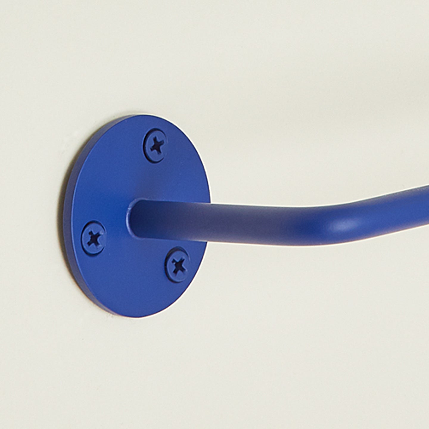 Close up view of essential toilet paper holder