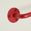 Close up view of essential towel bar 