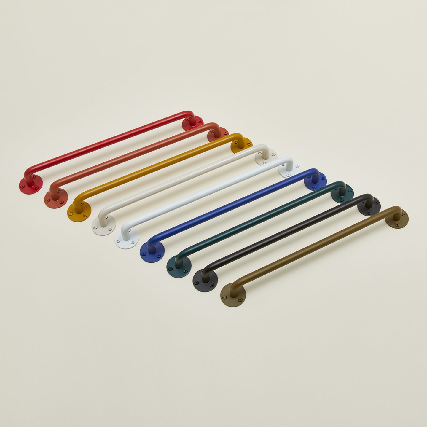 Essential towel bars in various colors