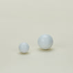 Essential knobs in white in large and small