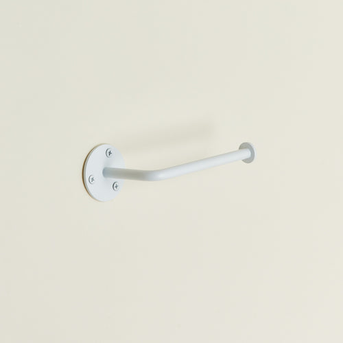 Essential toilet paper holder in white