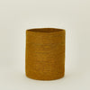 Essential Woven Wastebasket - Mustard