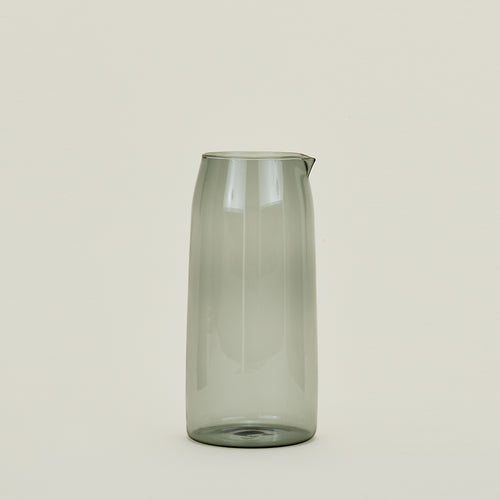 Essential Glassware Pitcher in Smoke.
