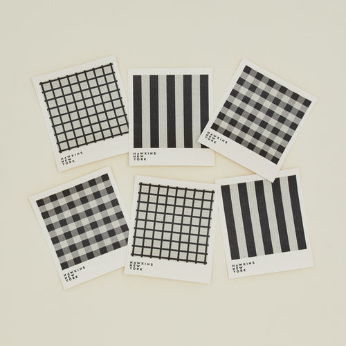 Essential swedish dishcloths in light grey/black
