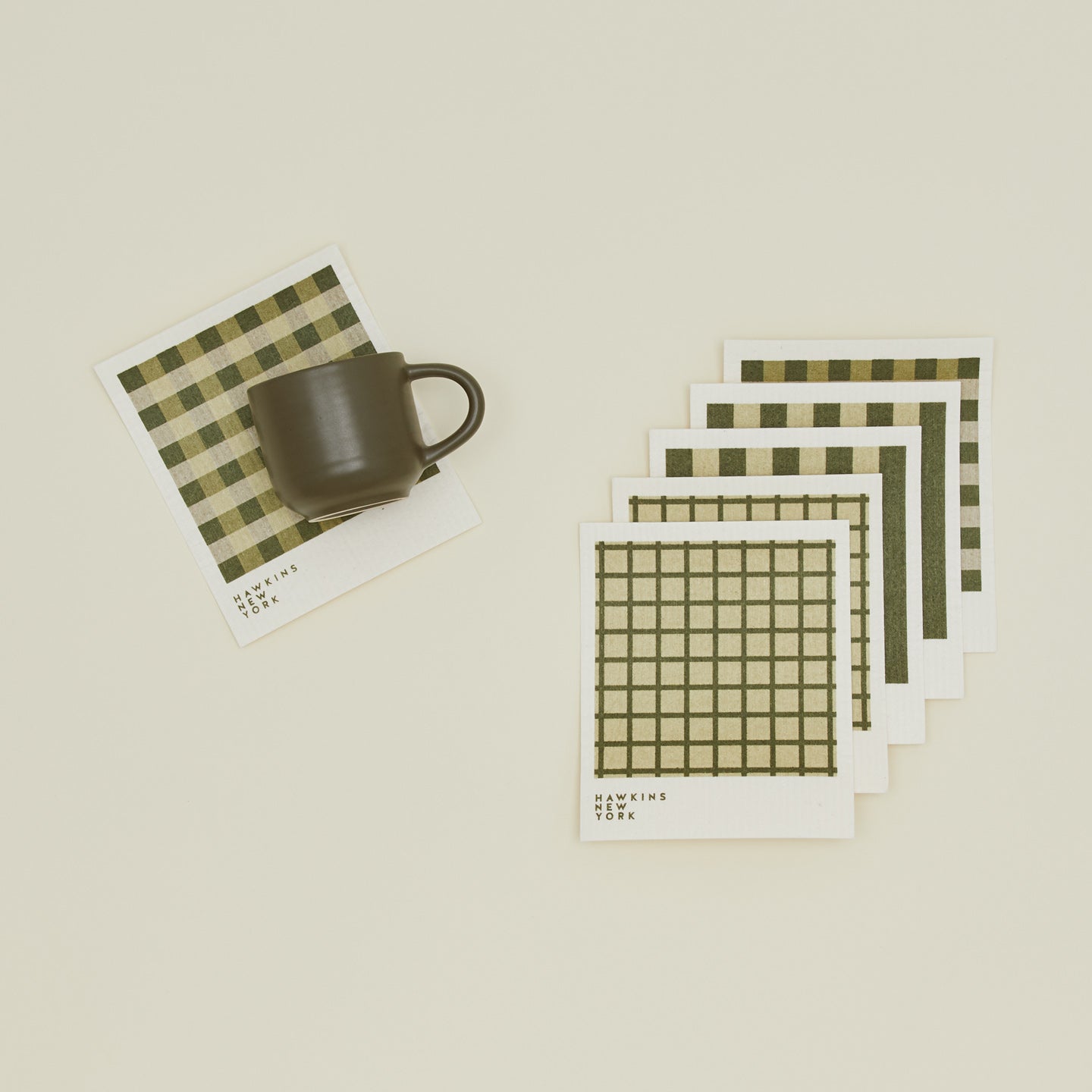 Essential swedish dishcloths in sage/olive