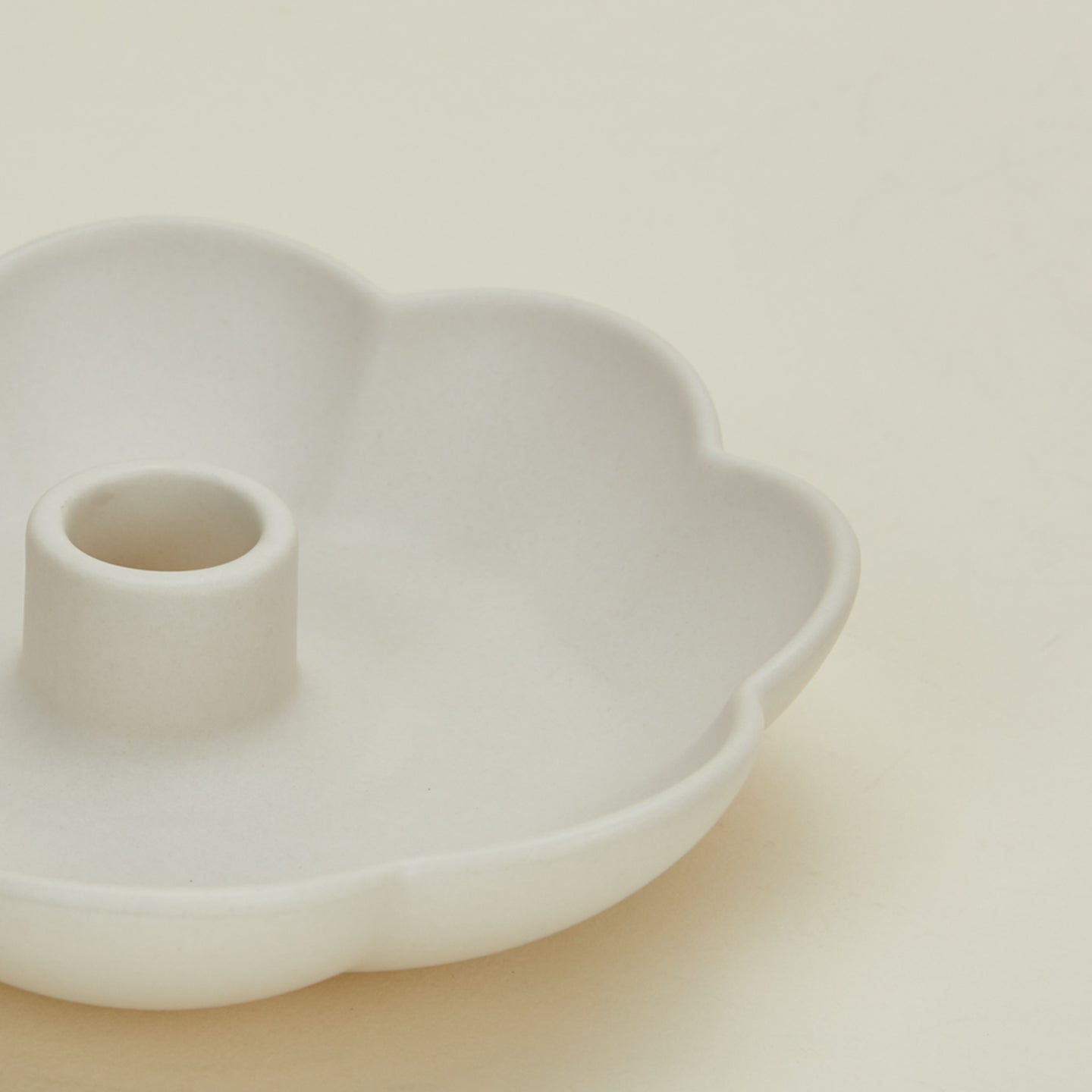 Detailed view of Floral Society Fleur Taper Holder