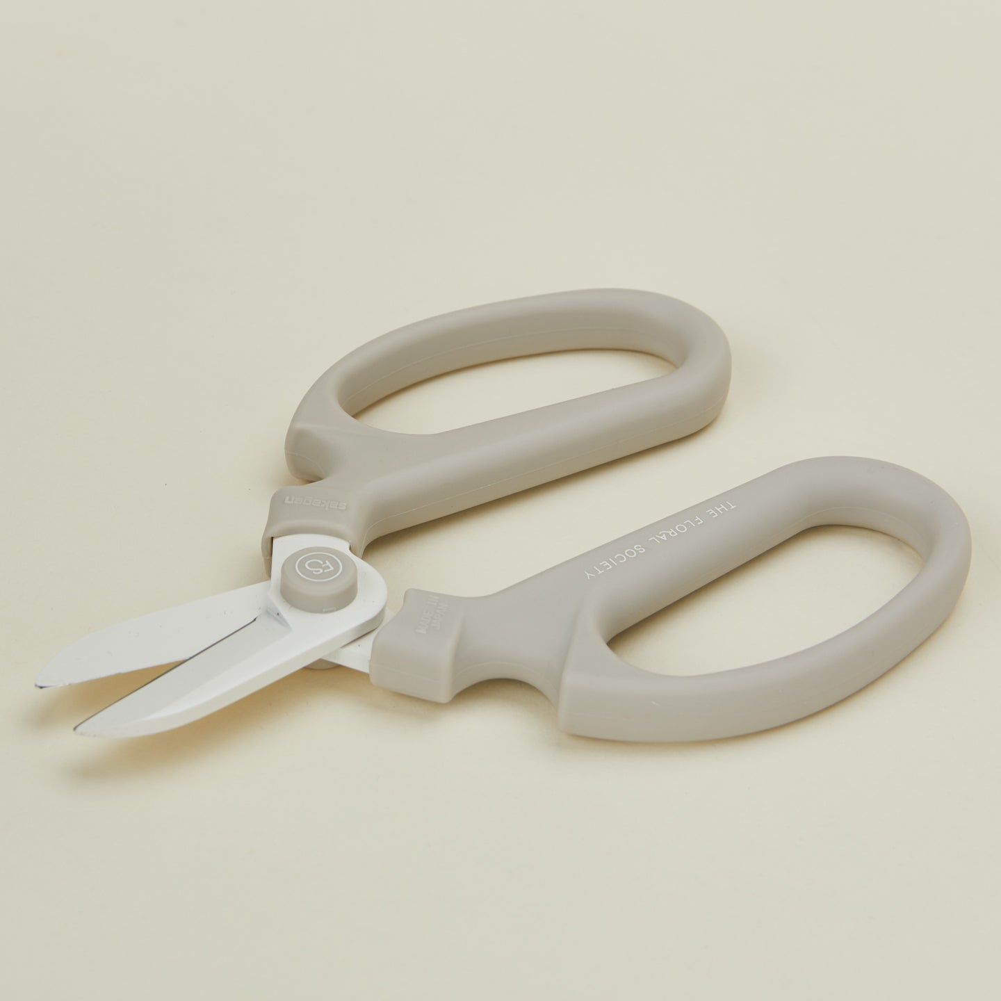 Close up view of Floral Society floral clippers