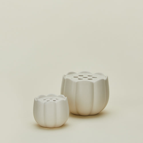 The Floral Society flower frog vases