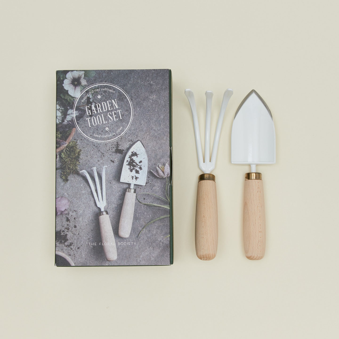 Floral Society garden tool set with packaging