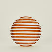 Fodory brown striped dinner plate