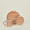 Fodory brown striped dinnerware family