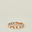 Fodory brown striped salad plate
